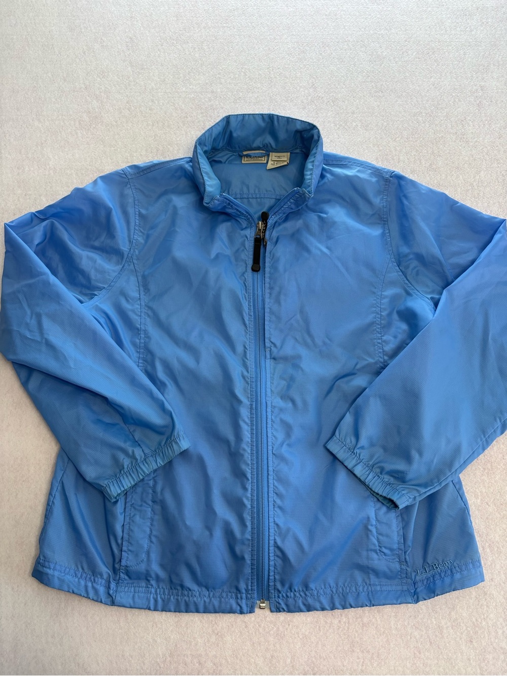L.L. Bean Light Blue Women's Windbreaker Jacket